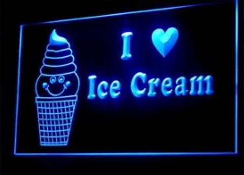 I love ice cream LED Neon Sign